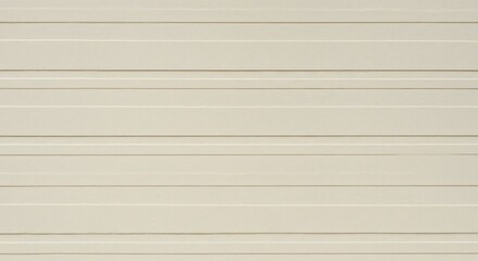 Fototapeta premium Cream horizontal siding creates an understated pattern