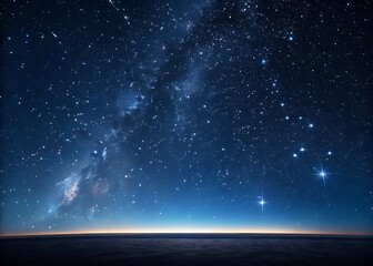 starry night sky background