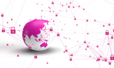 mondo, network, connessione, rete, internet, protezione dati, sicurezza informatica, asia, oriente, cina