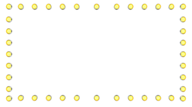 Empty rectangular lamp frame with light bulb isolated on transparent background