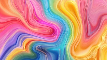 Fototapeta premium Colorful abstract background with a colorful liquid marble texture. Beautiful color waves and swirls
