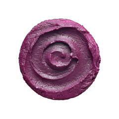 Swirled Purple Sweet Potato Puree - Top View