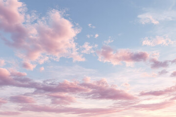 serene morning sky gradient featuring soft shades of blue pink and violet creating peaceful atmosphere