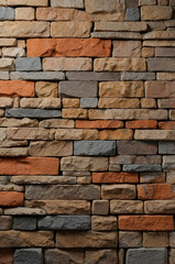 Fototapeta premium Brick and Stone Wall Background 
