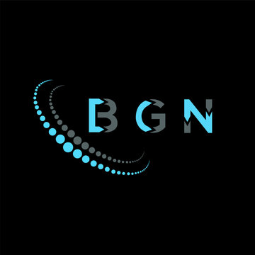 BGN letter logo creative design. BGN unique design.
