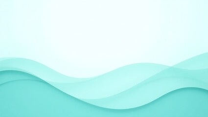 Naklejka premium Abstract soft blue wave background. Generative Ai.
