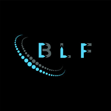 BLF letter logo creative design. BLF unique design.