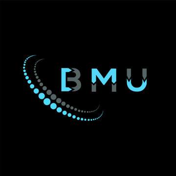 BMU letter logo abstract design. BMU unique design. BMU.
