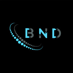 BND letter logo abstract design. BND unique design. BND.