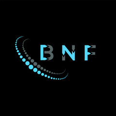 BNF letter logo abstract design. BNF unique design. BNF.