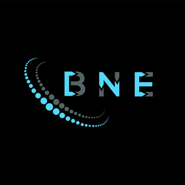 BNE letter logo abstract design. BNE unique design. BNE.