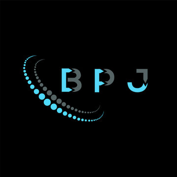 BPJ letter logo abstract design. BPJ unique design. BPJ.