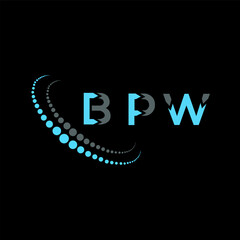 BPW letter logo abstract design. BPW unique design. BPW.