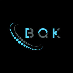 BQK letter logo abstract design. BQK unique design. BQK.