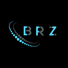 BRZ letter logo abstract design. BRZ unique design. BRZ.