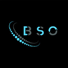 BSO letter logo abstract design. BSO unique design. BSO.