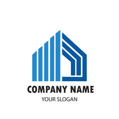 Fototapeta premium Modern Real Estate and Construction Logo Design