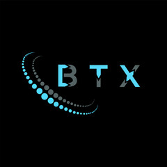 BTX letter logo abstract design. BTX unique design. BTX.
