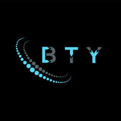 BTY letter logo abstract design. BTY unique design. BTY.