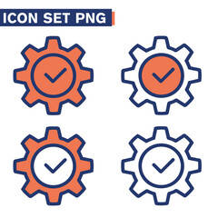 Icone di ispezione - Serie Classic Line setup menu  illustrazioni