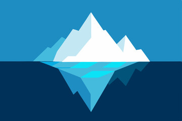 Majestic Iceberg Unveiling the Hidden Depths of a Frozen Giant