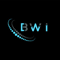 BWI letter logo abstract design. BWI unique design. BWI.