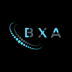 BXA letter logo abstract design. BXA unique design. BXA.