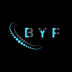 BYF letter logo abstract design. BYF unique design. BYF.