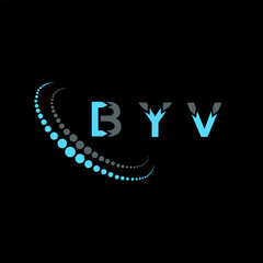 BYV letter logo abstract design. BYV unique design. BYV.