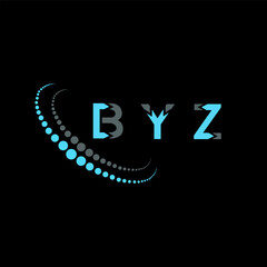 BYZ letter logo abstract design. BYZ unique design. BYZ.