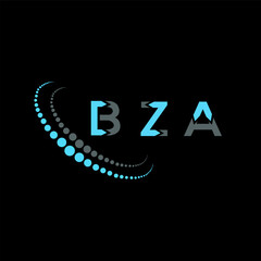 BZA letter logo abstract design. BZA unique design. BZA.