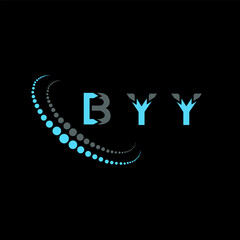 BYY letter logo abstract design. BYY unique design. BYY.