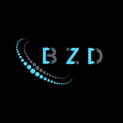 BZD letter logo abstract design. BZD unique design. BZD.