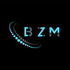 BZM letter logo abstract design. BZM unique design. BZM.