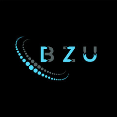 BZU letter logo abstract design. BZU unique design. BZU.