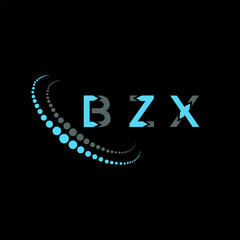 BZX letter logo abstract design. BZX unique design. BZX.