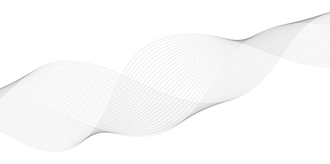 Modern abstract glowing wave background. Abstract wave lines on white background.