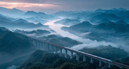 Obraz premium High-speed train