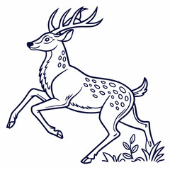 deer vector illustration