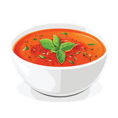 tomato soup with basil