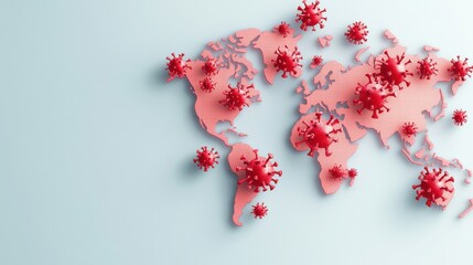 Global Health Awareness Interactive World Map