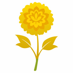 yellow flower vector