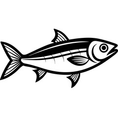 Sardine Illustration – Clean Vector Style