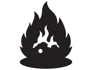  FIRE SILHOUETTE