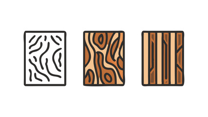 vector illustration of a wooden sign