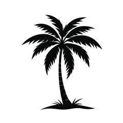 -palm-tree-silhouette-for-tropical-design--on-whit.eps