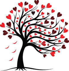 Obraz premium A comprehensive collection of diverse tree illustrations, featuring stylized depictions of various trees from different seasons and perspectives, ranging from simple outlines to more detailed designs.