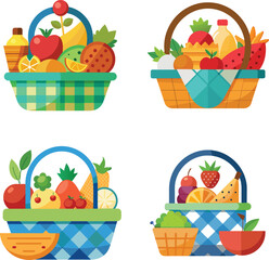 basket with fruits