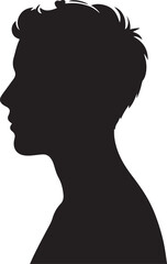 silhouette people go set