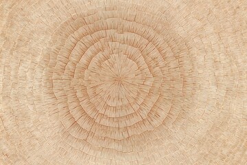 Fototapeta premium Detailed macro shot of wood's annual rings, displaying natural patterns and textures. The rings show the history of the tree